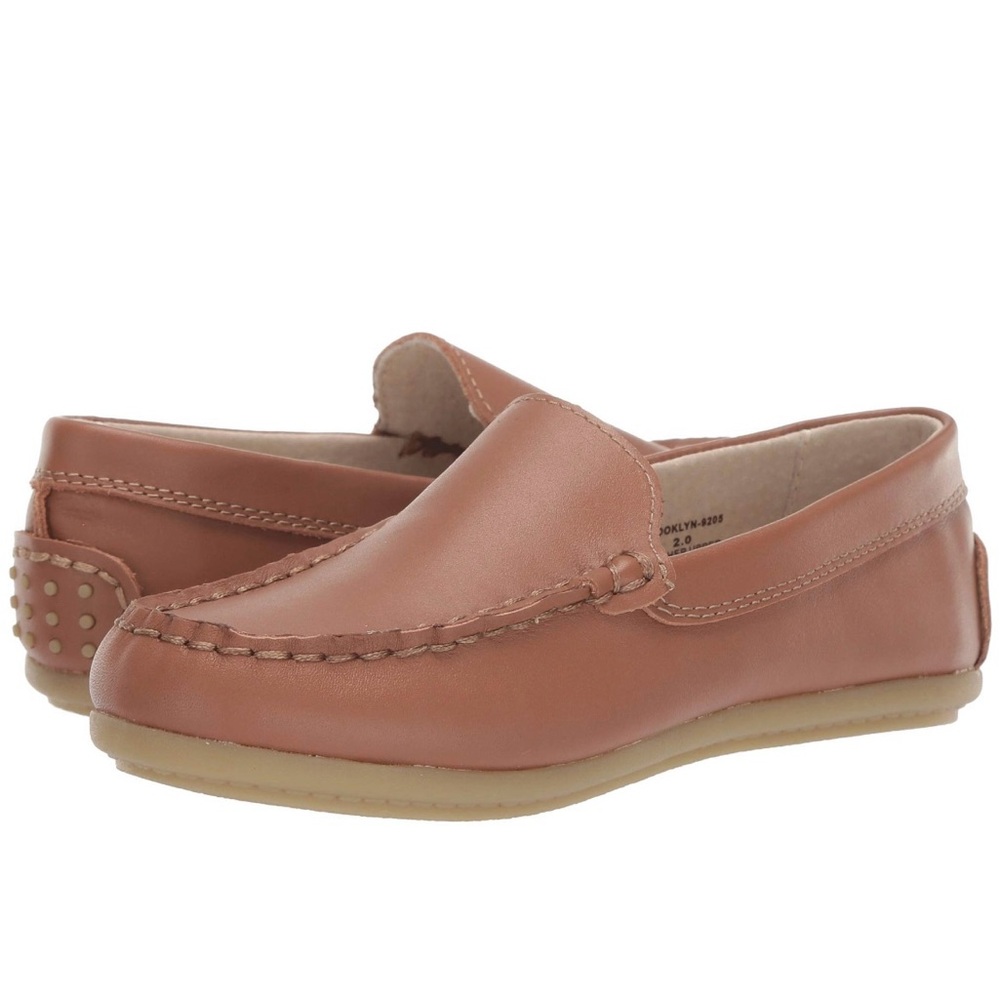 Kids Tan Loafers